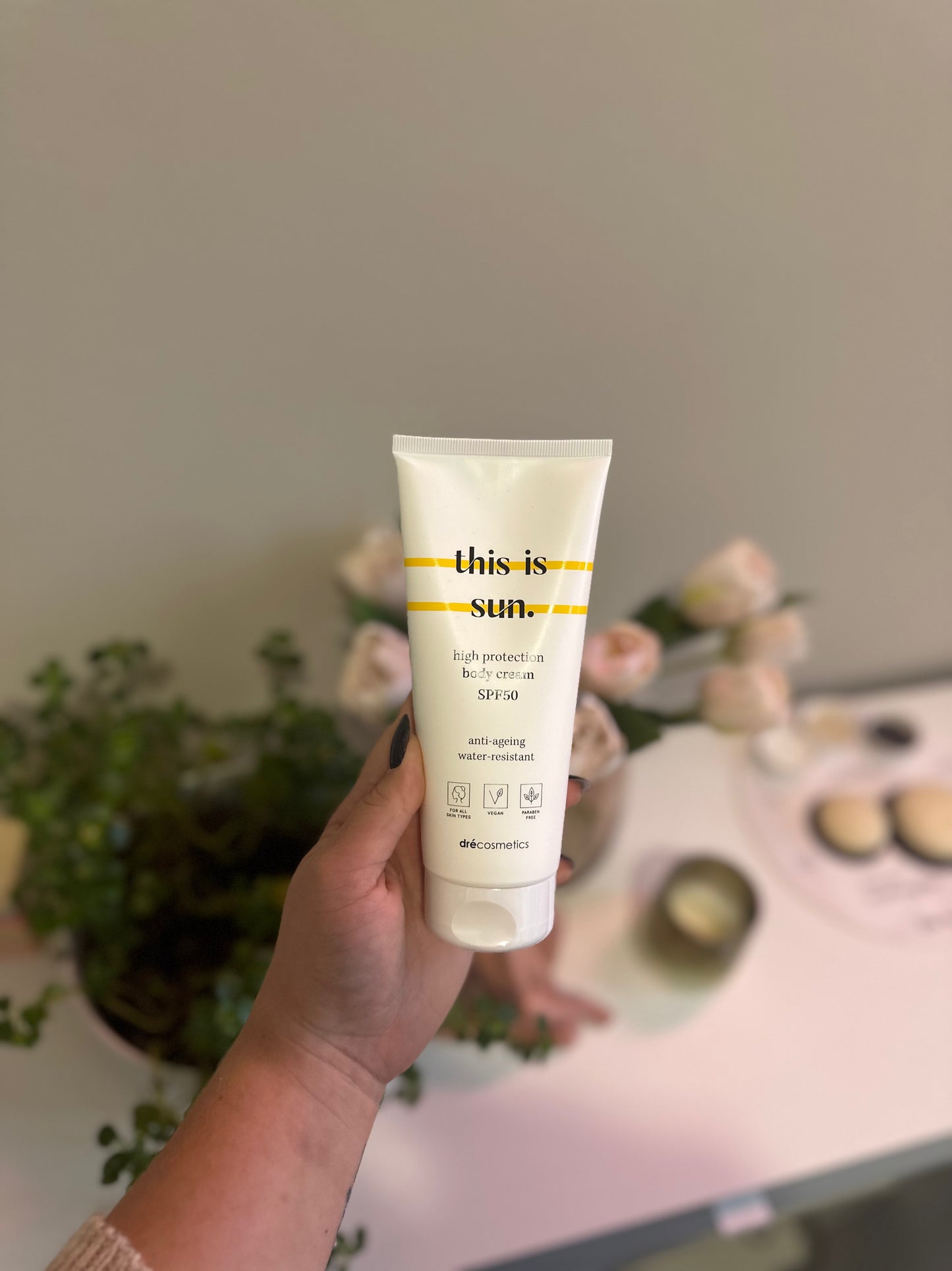 This is sun bodycrme SPF 50