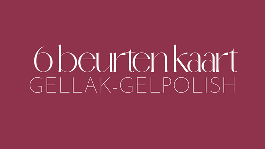 6 beurtenkaart GELLAK / GELPOLISH