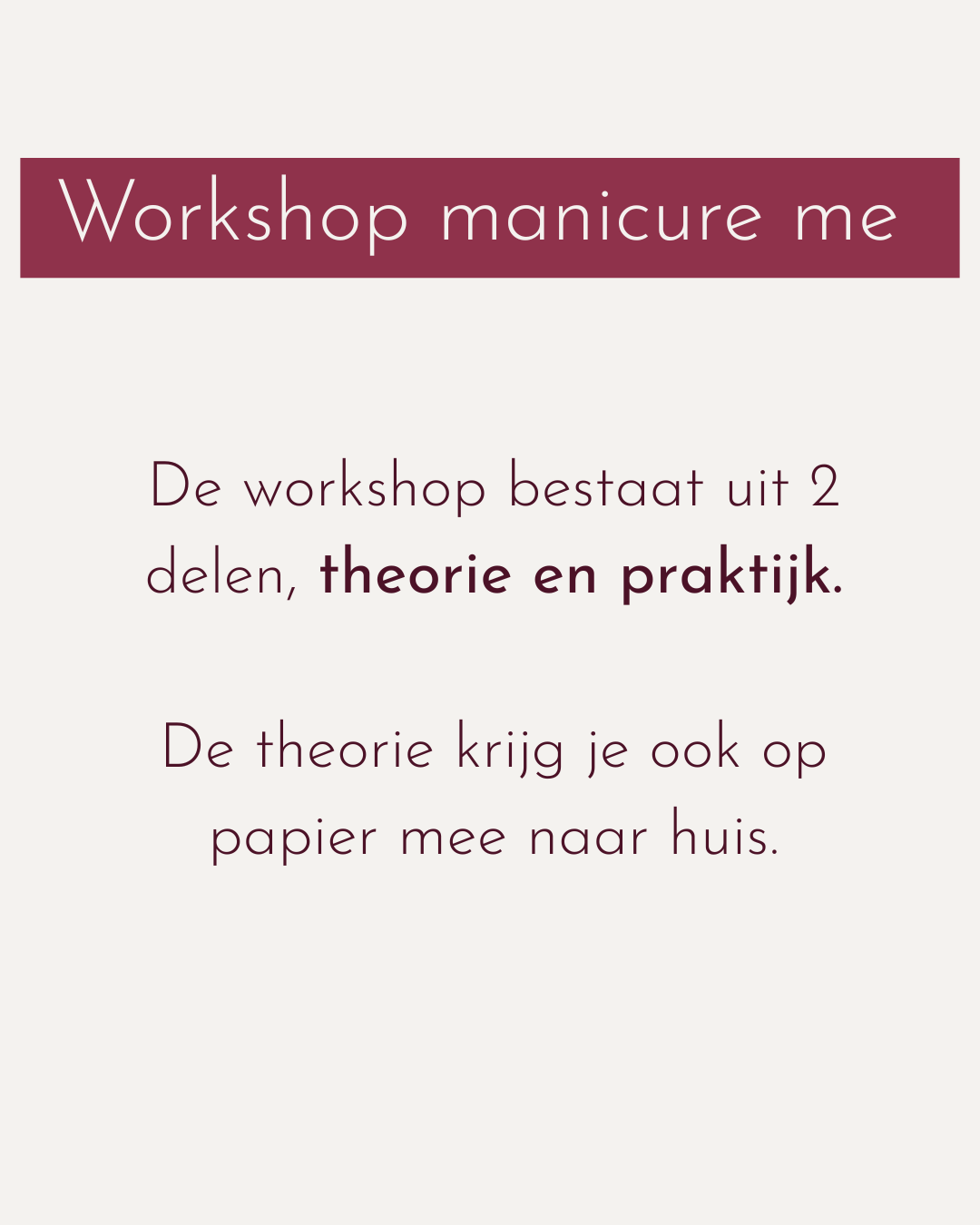 Workshop - Manicure Me