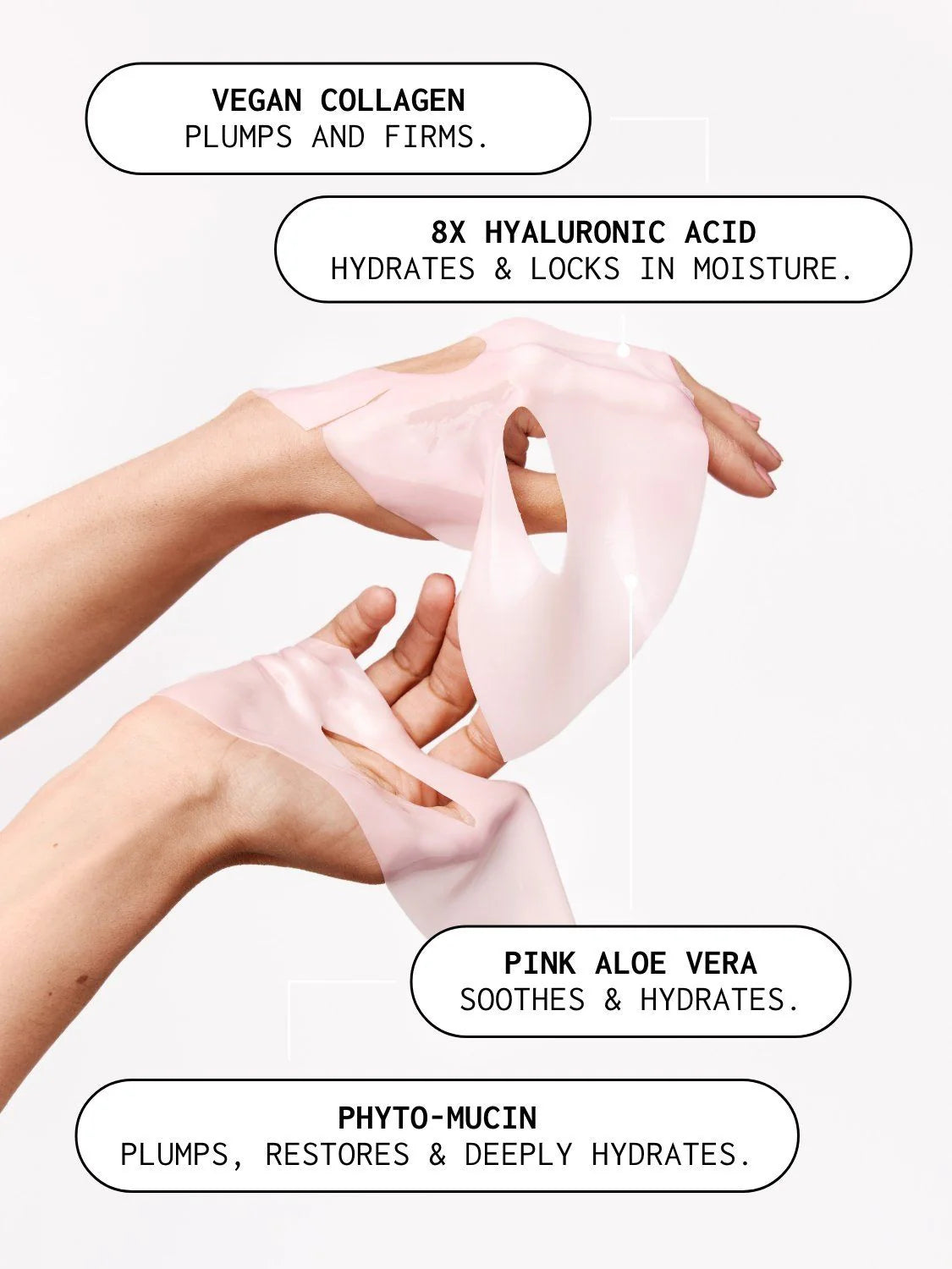 XLash Collagen Hydrogel Hyal Mask - Hailey Bieber Masker